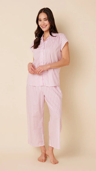 Classic Stripe Luxe Pima Capri