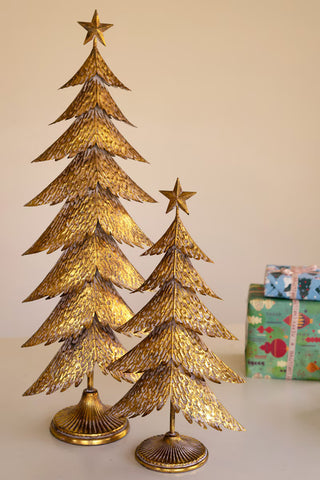 Antique Gold Christmas Tree