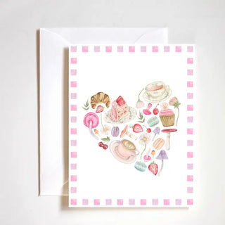 Cafe Heart Love & Friendship Greeting Card