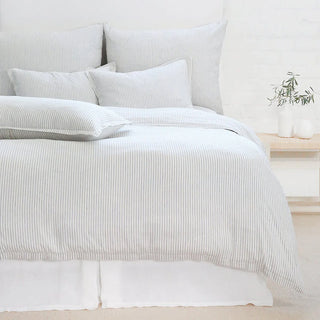 Connor King Duvet Ivory/Denim