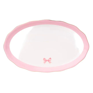 Coquette Pink Bow Platter