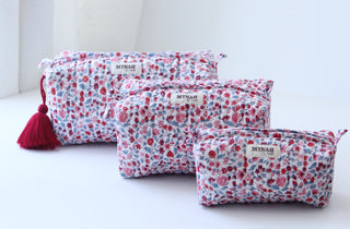 Motif Print Travel Case