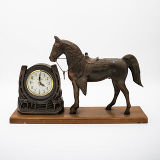 Vintage Horse Clock