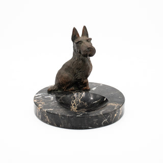 Scottie Dog Marble Ashtray