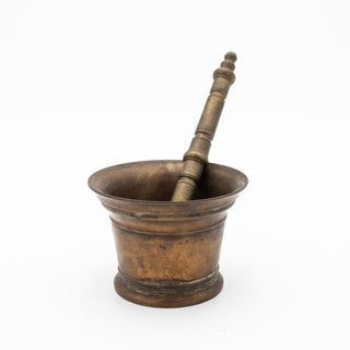 Vintage Brass Mortar and Pestle