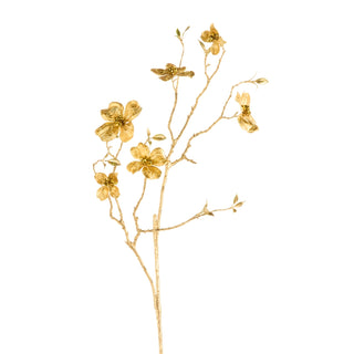 36" Gold Dogwood Spray