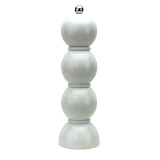 White Bobbin Salt/Pepper Mill Grinder