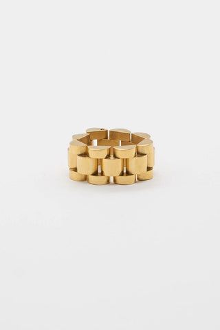 Gold Watch Band Ring