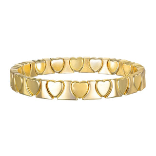 Golden Hearts Bracelet