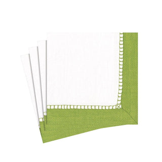 Linen Border Cocktail Napkin