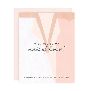 Be My Maid of Honor Greeting Card