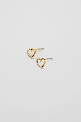 Heart Drop Earrings