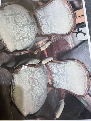 Pair Louis XV Fautevils Chairs