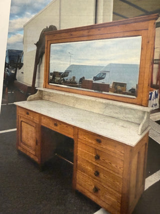 French Barbershop Vanity 19th Century