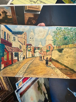Parisian Street Scene Artwork