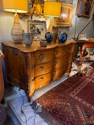 French Serpentine Bombe Commode