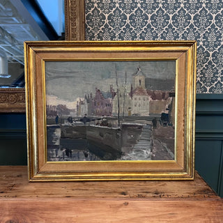 "Evening Harbor" - Oil on Canvas