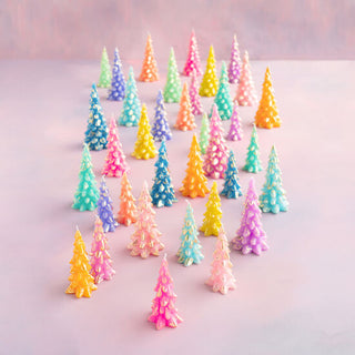 Rainbow Tree Candle