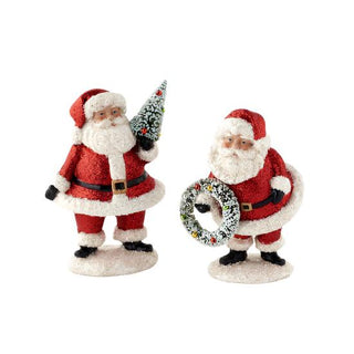 Red Glitter Santa