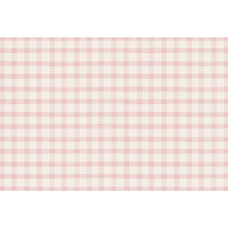 Pink Painted Check Placemat