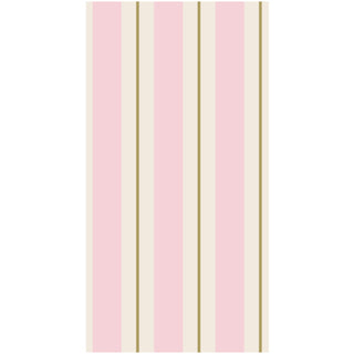 Pink & Gold Awning Stripe Guest Napkin