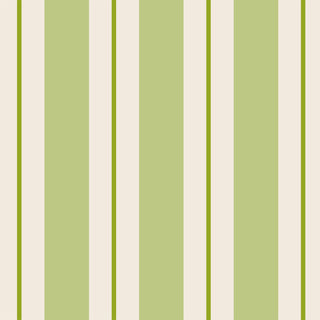 Green Awning Stripe Cocktail Napkin