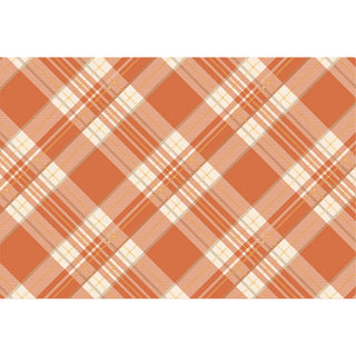 Orange Plaid Placemat