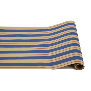 Kraft Navy & Red Awning Stripe Runner