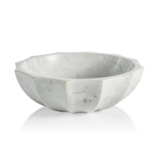 Kenzi Scalloped Marble Bowl