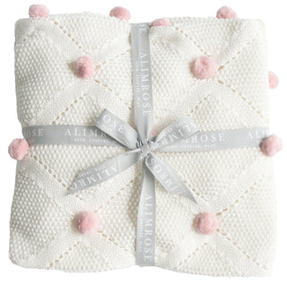 Pom Pom Baby Blanket