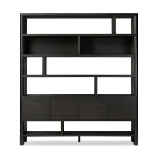 Noeline Bookcase-Smoked Black