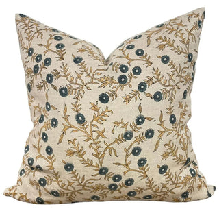 Designer "Pacifica" Floral Pillow 24x24