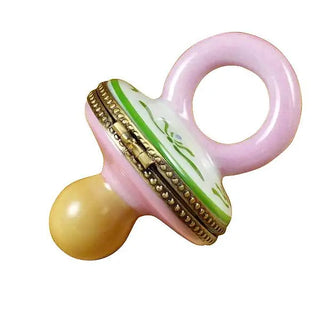 Pacifier w/Rabbits Pink