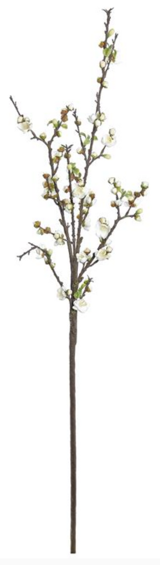 Cherry Blossom Branch - 50" Cream