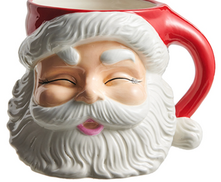 7.5" Red Santa Container