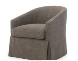 Maycott Swivel Chair - L 29" D 34" H 32"