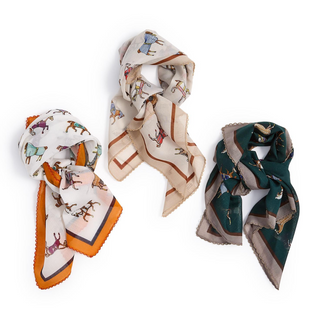 Horse Play Soft Square Scarf