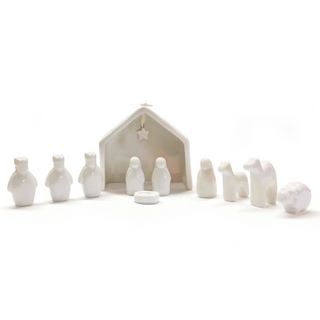 11 Pc Miniature Nativity Set in Gift Box