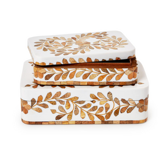 Jaipur Palace Natural Inlaid Decorative Covered Box