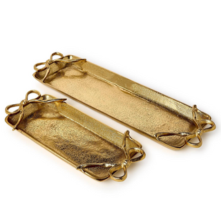 Gold Bow Serving Tray