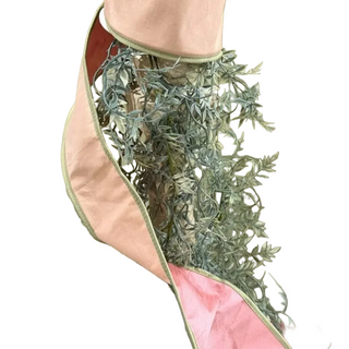 Tafetta DBL Dupion Piping Pink/Green