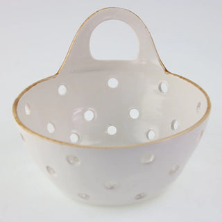 Yara Stoneware Colander