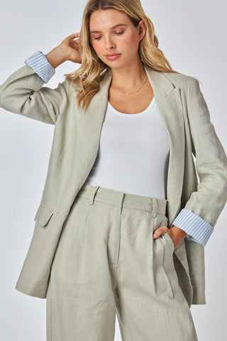 Taupe Linen Jacket