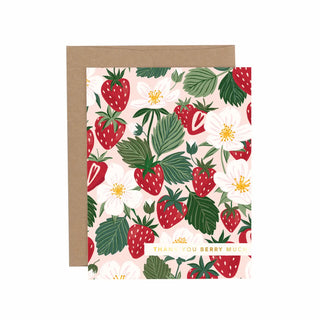 Thank You Berry Much Greeting Card