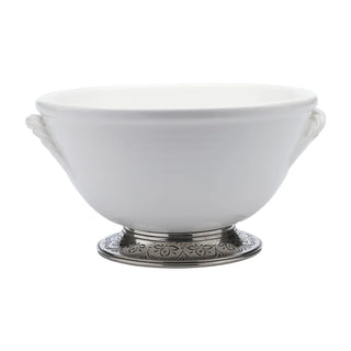 Tuscan Footed Bowl w/ Rope Handles
