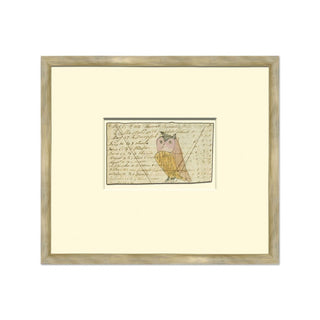 Owl Mennonite Ledger Drawing