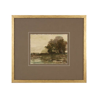 Sunset Pond I Framed Art