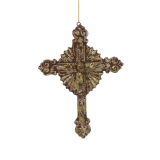 Gilded Cross Ornament