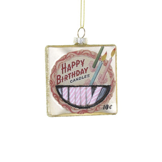 Vintage Birthday Candles Ornament