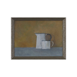 Enamel Jug & Cup Framed Art